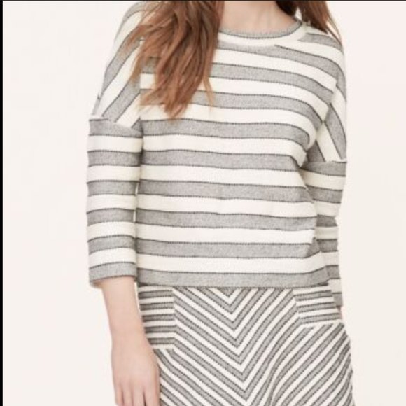 LOFT Sweaters - LOFT Striped Sweater, Size M